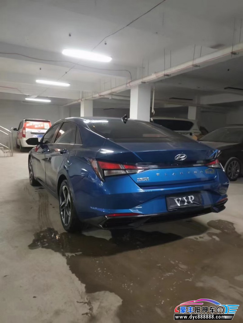 21年现代伊兰特轿车抵押车出售