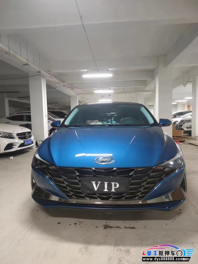 21年现代伊兰特轿车抵押车出售