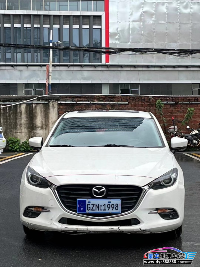 18年马自达昂克赛拉轿车抵押车出售