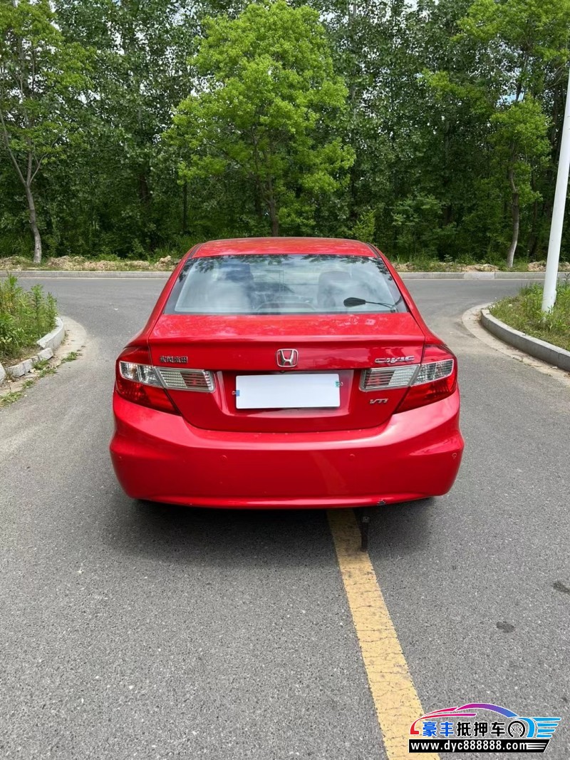 12年本田思域轿车抵押车出售