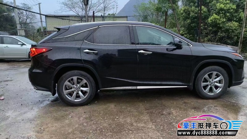 19年雷克萨斯RX轿车抵押车出售