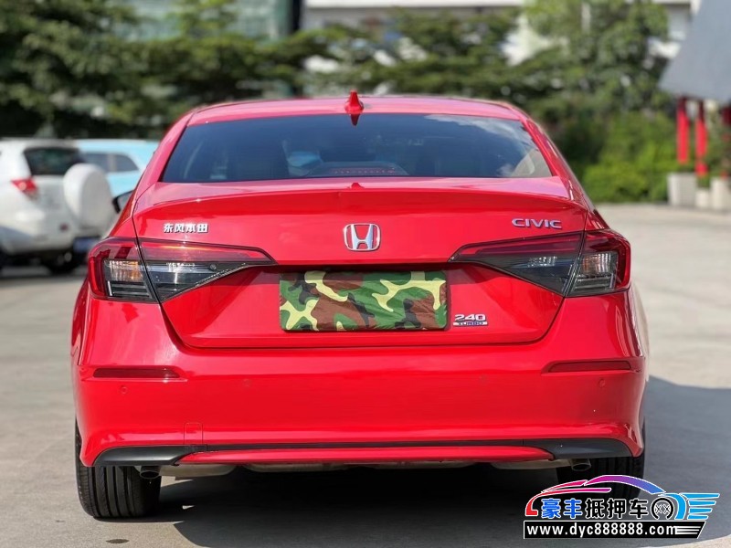 22年本田思域轿车抵押车出售