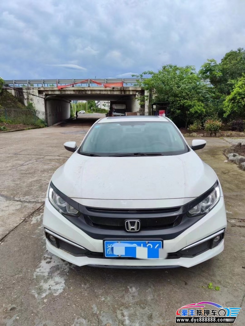 19年本田思域轿车抵押车出售
