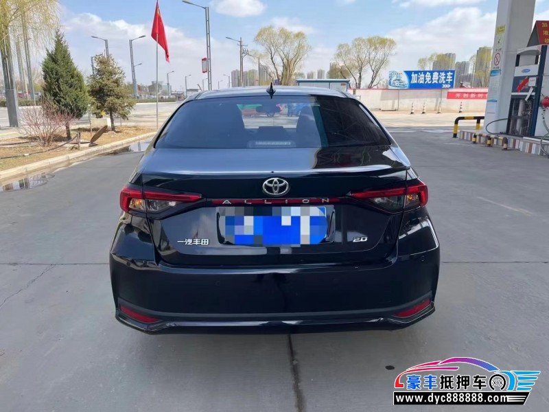 22年丰田亚洲狮轿车抵押车出售