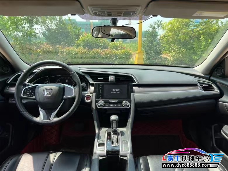 19年本田思域轿车抵押车出售