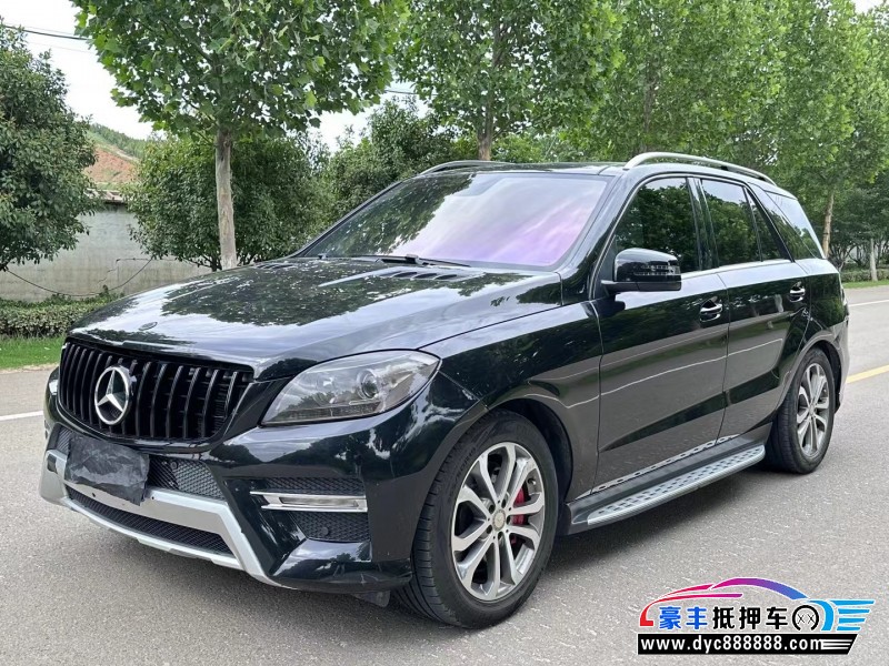 12年奔驰MLSUV抵押车出售