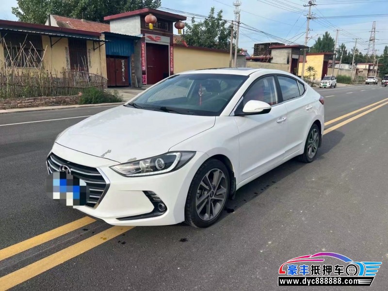 17年现代领动轿车抵押车出售