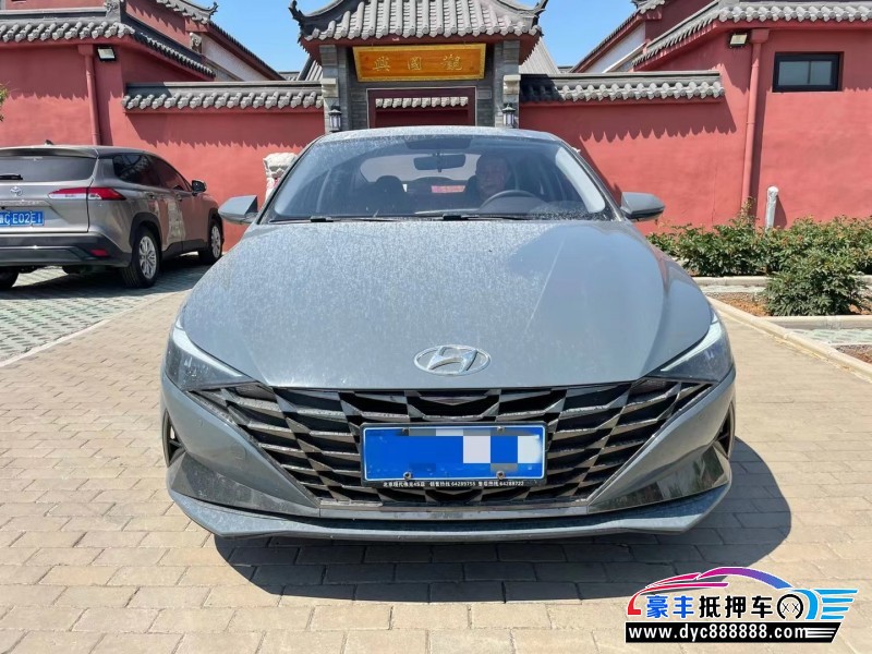 22年现代伊兰特轿车抵押车出售