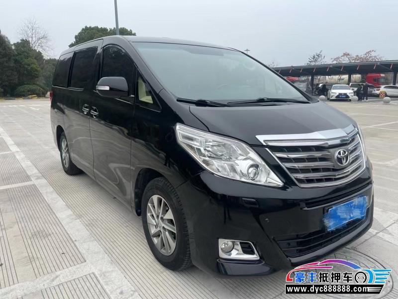 13年丰田埃尔法SUV抵押车出售