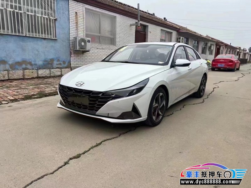 23年现代伊兰特轿车抵押车出售