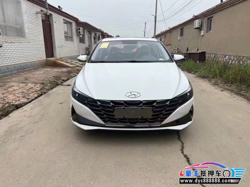 23年现代伊兰特轿车抵押车出售