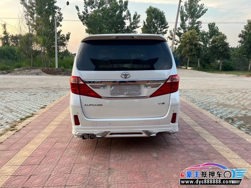 12年丰田埃尔法MPV抵押车出售