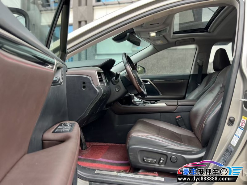 18年雷克萨斯RX轿车抵押车出售