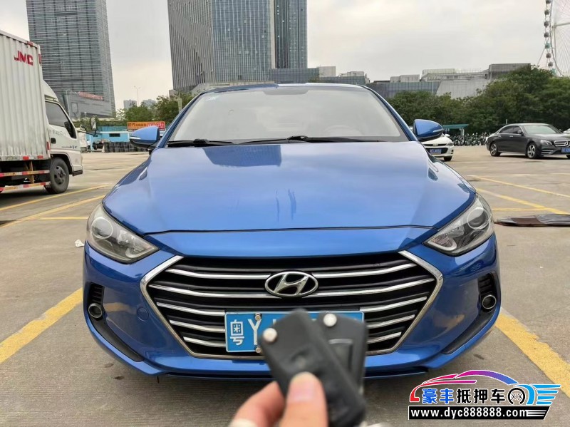 16年现代领动轿车抵押车出售