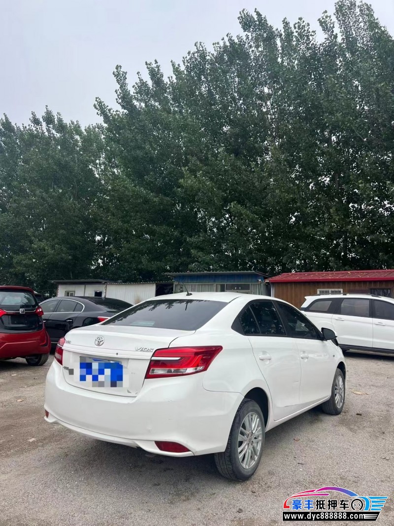 18年丰田威驰轿车抵押车出售