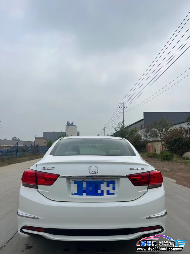 16年本田思铂睿轿车抵押车出售