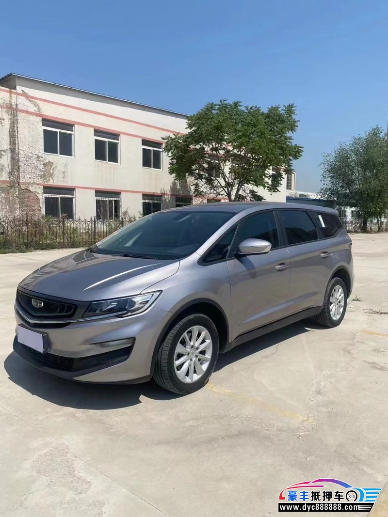 20年吉利嘉际轿车抵押车出售