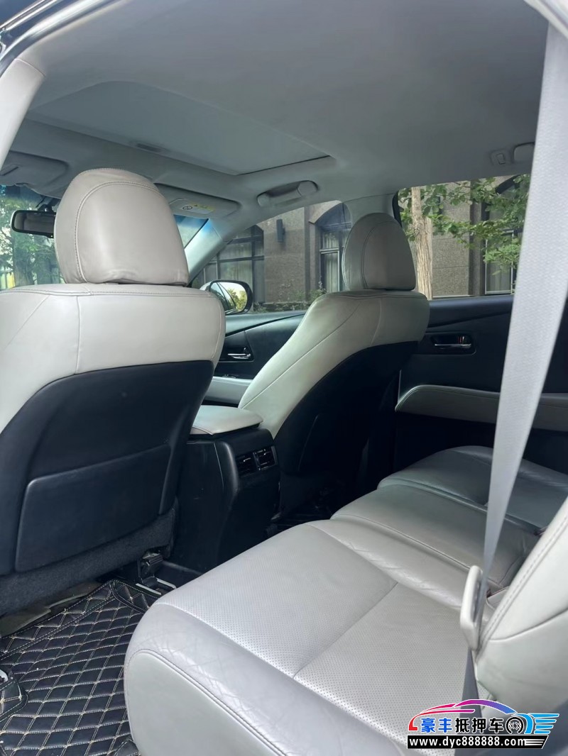 13年雷克萨斯RX轿车抵押车出售