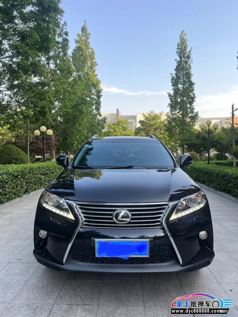 13年雷克萨斯RX轿车抵押车出售