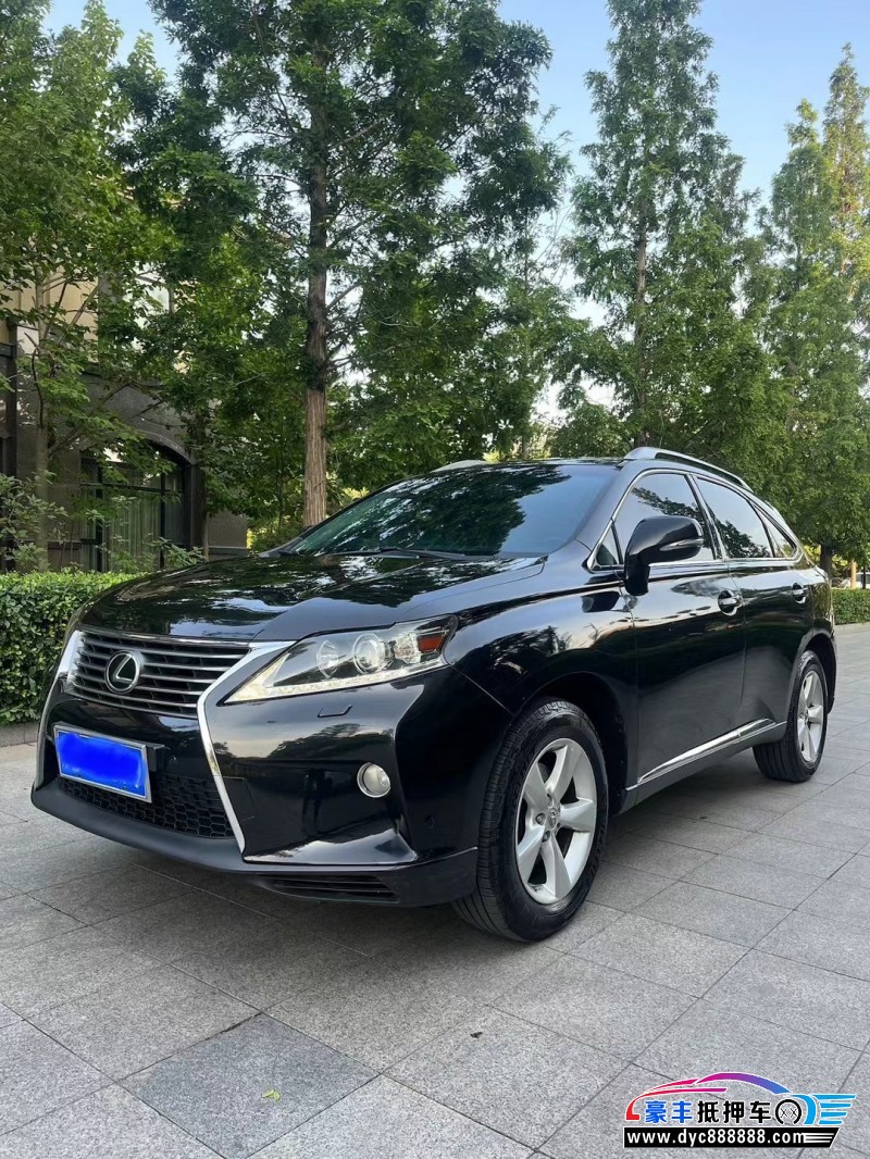 13年雷克萨斯RX轿车抵押车出售