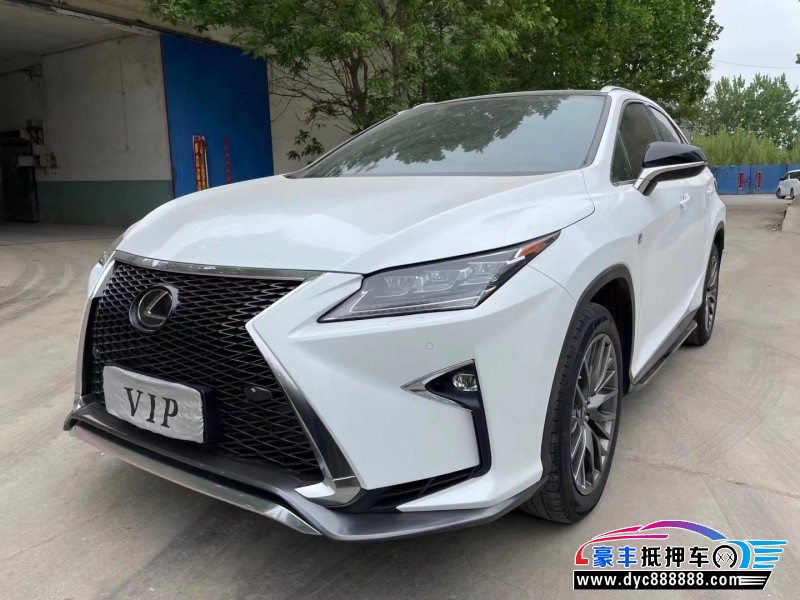 18年雷克萨斯RXSUV抵押车出售