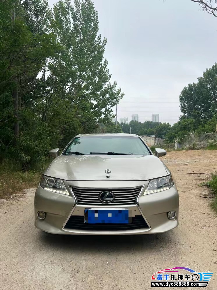 14年雷克萨斯ES轿车抵押车出售