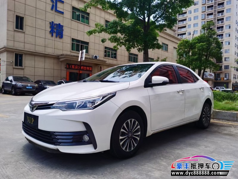 17年丰田卡罗拉轿车抵押车出售