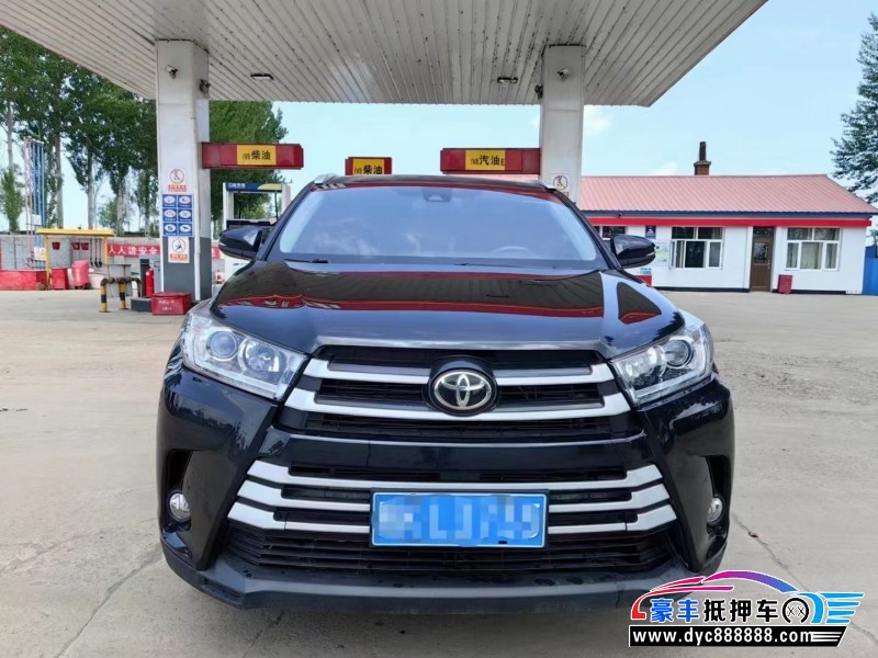 22年丰田汉兰达SUV抵押车出售