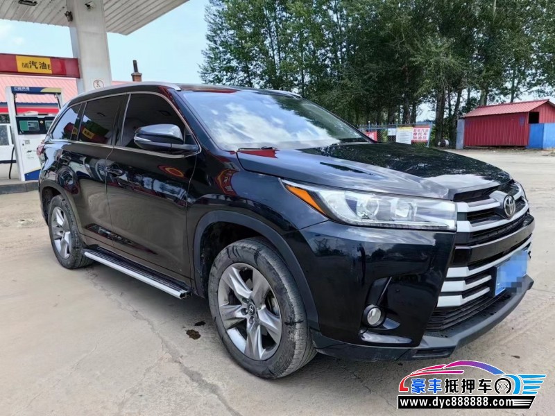 22年丰田汉兰达SUV抵押车出售