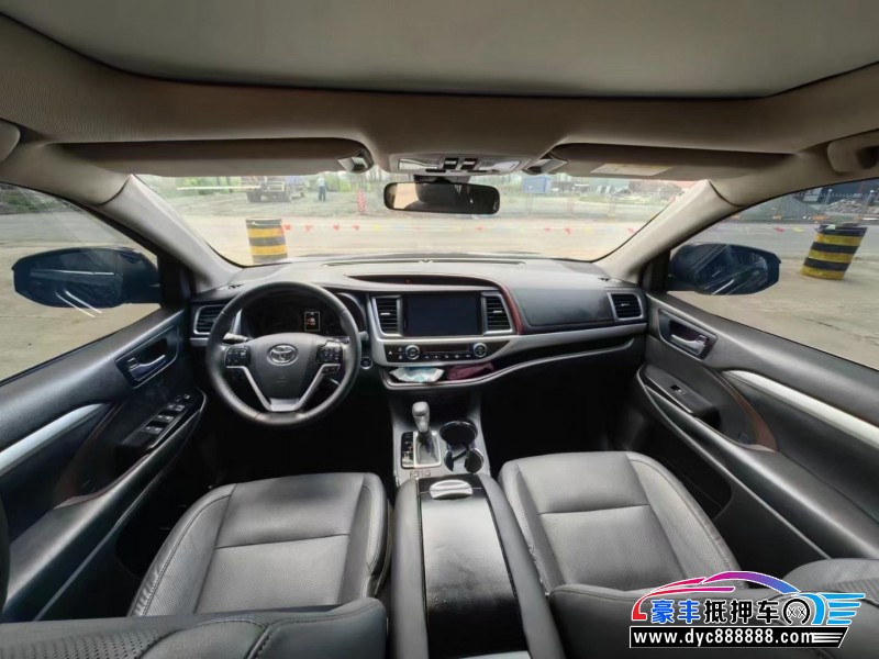 22年丰田汉兰达SUV抵押车出售