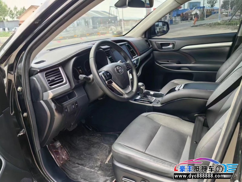 22年丰田汉兰达SUV抵押车出售