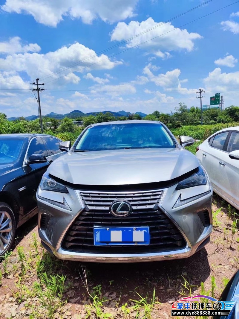19年雷克萨斯NX轿车抵押车出售