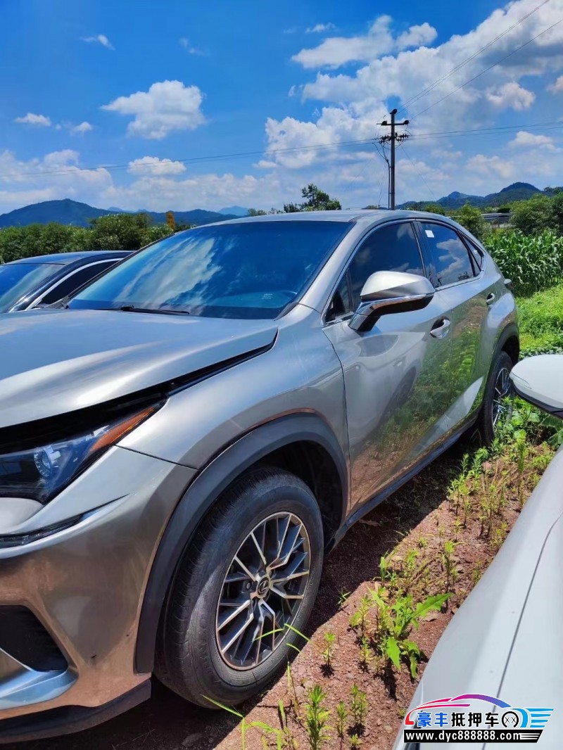 19年雷克萨斯NX轿车抵押车出售