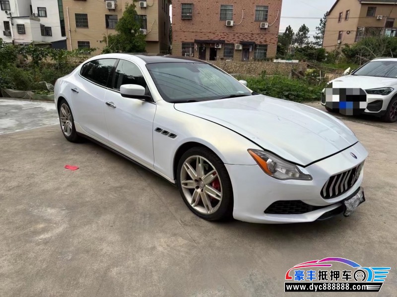 14年玛莎拉蒂总裁轿车抵押车出售