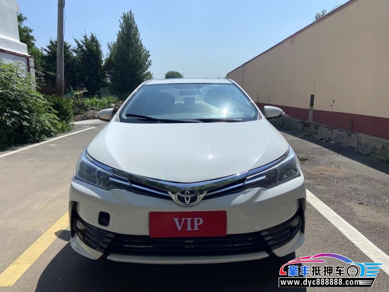 19年丰田卡罗拉轿车抵押车出售