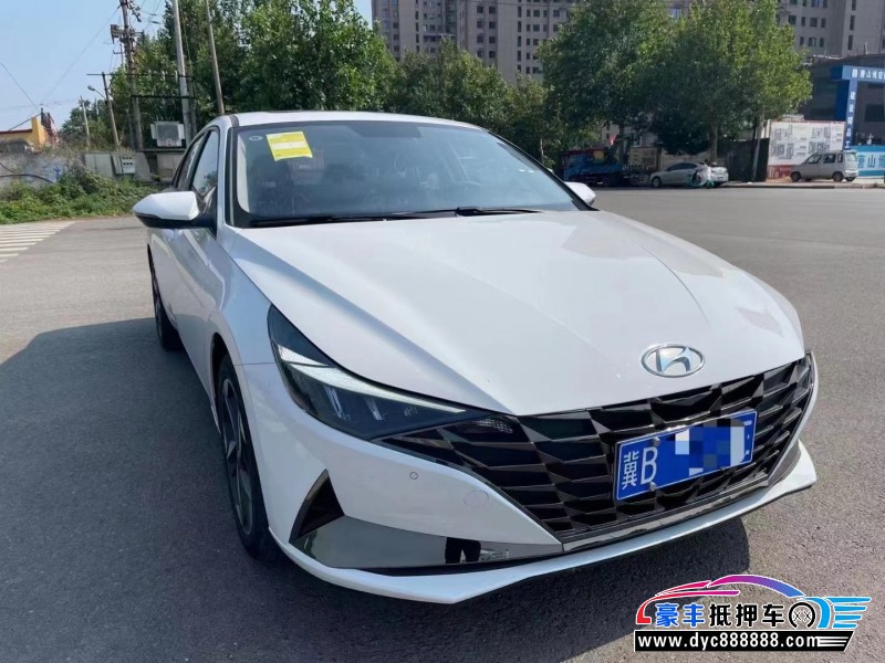 23年现代伊兰特轿车抵押车出售