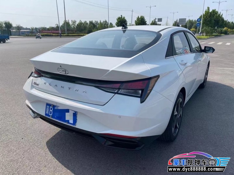 23年现代伊兰特轿车抵押车出售