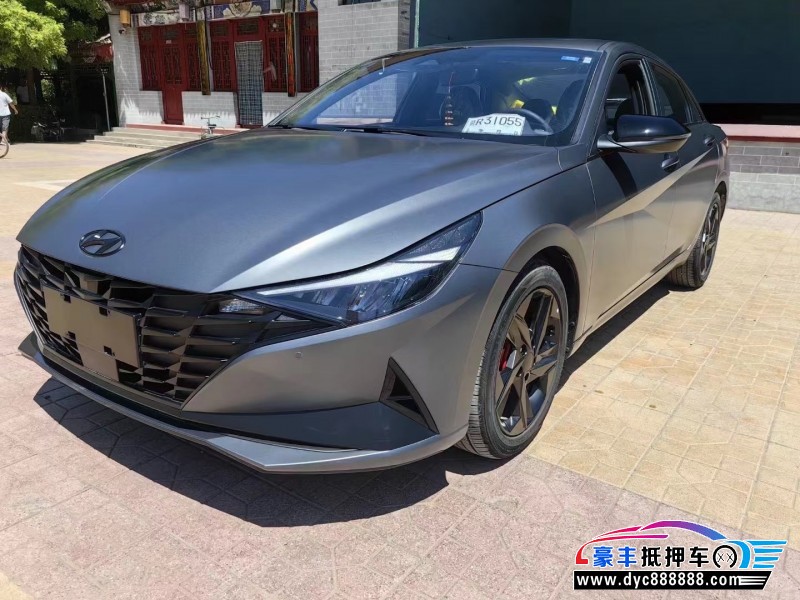 23年现代伊兰特轿车抵押车出售