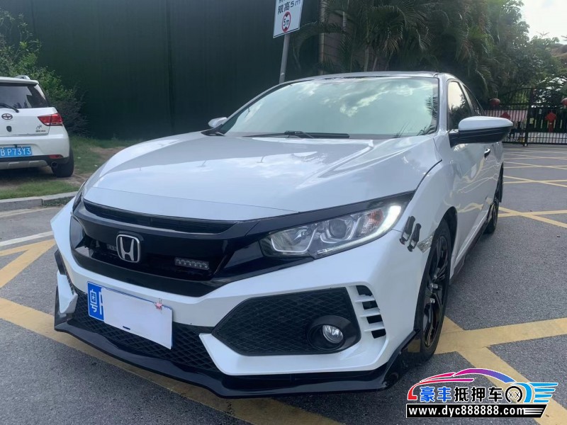 19年本田思域轿车抵押车出售