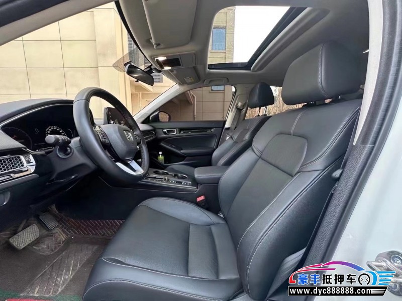 22年本田思域轿车抵押车出售