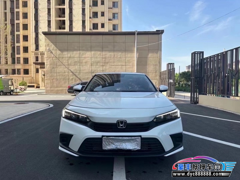 22年本田思域轿车抵押车出售