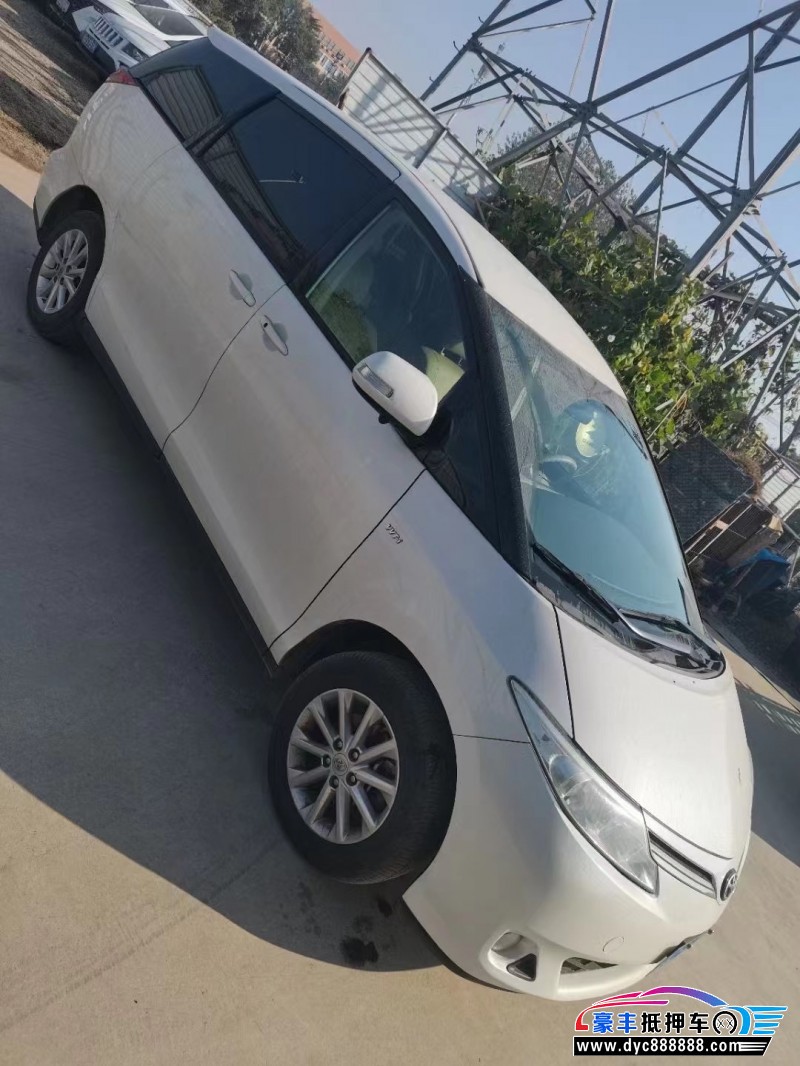 19年丰田普瑞维亚轿车抵押车出售