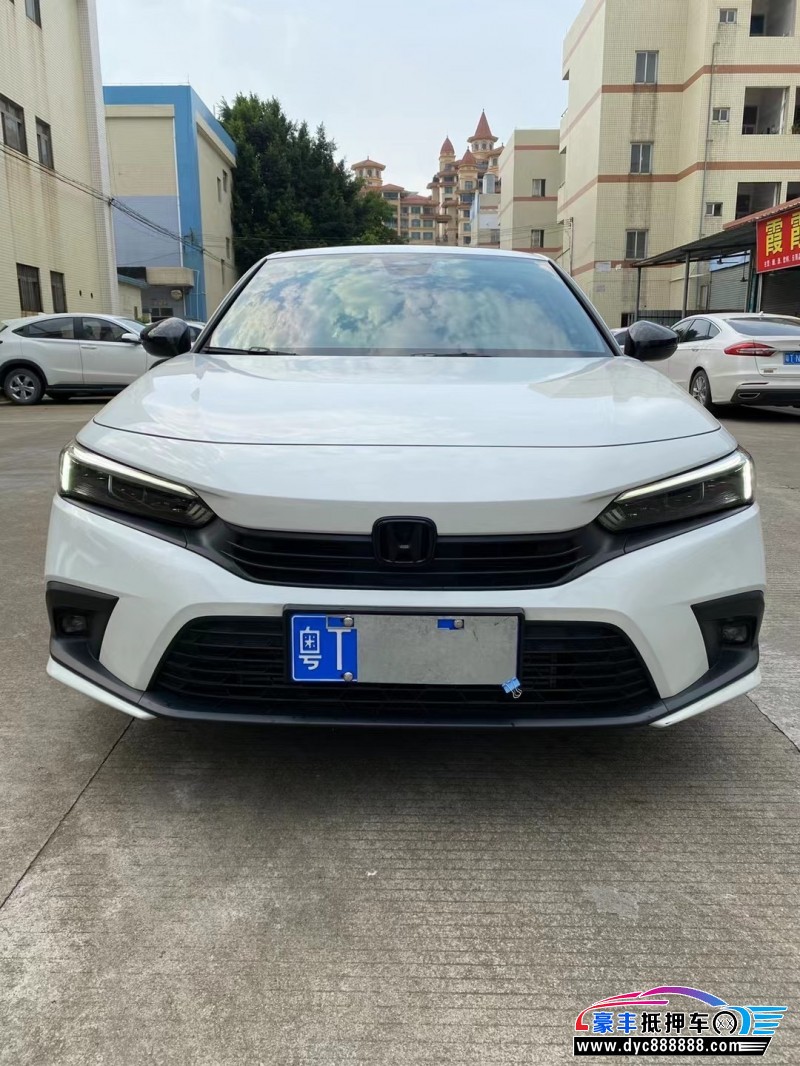 22年本田思域轿车抵押车出售