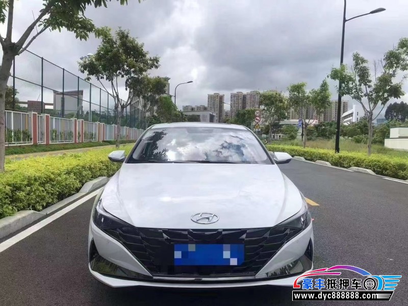 23年现代伊兰特轿车抵押车出售