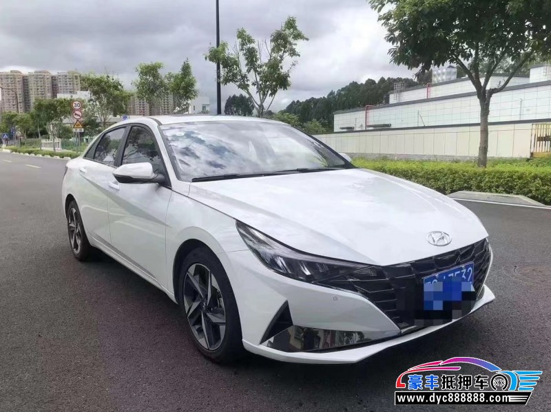 23年现代伊兰特轿车抵押车出售