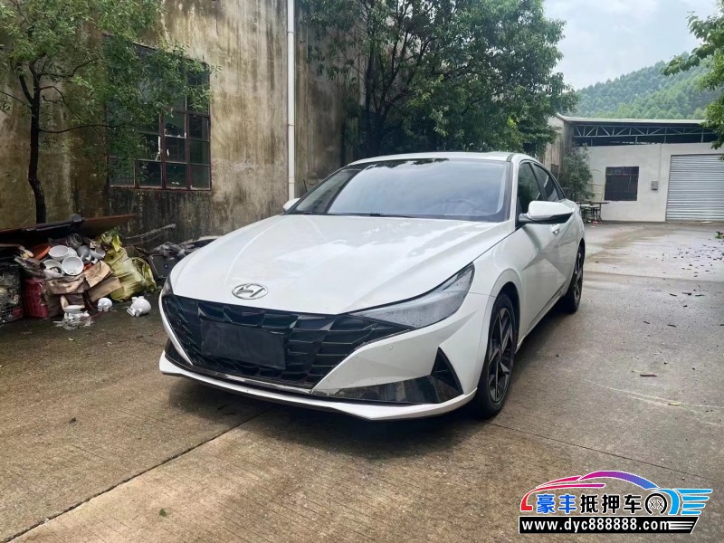 22年现代伊兰特轿车抵押车出售