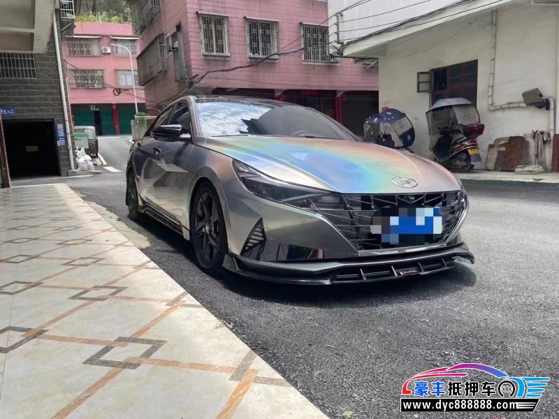 22年现代伊兰特轿车抵押车出售