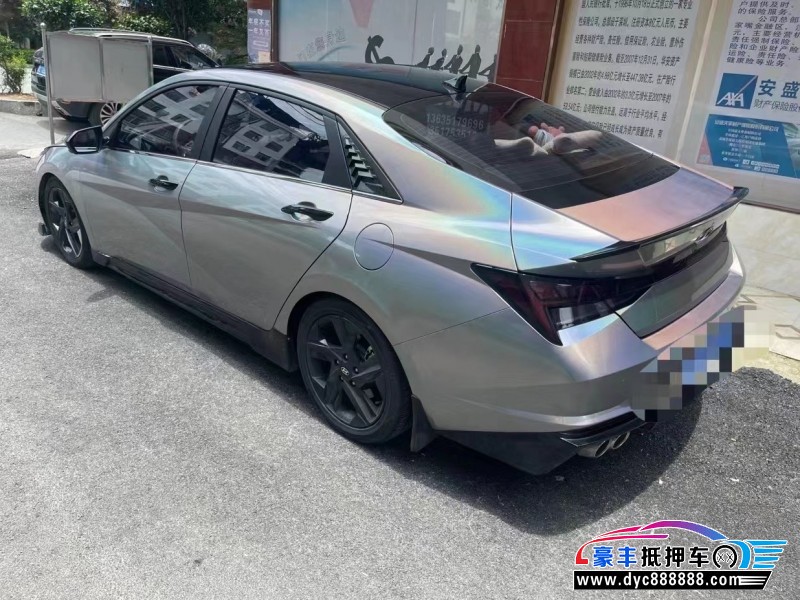 22年现代伊兰特轿车抵押车出售