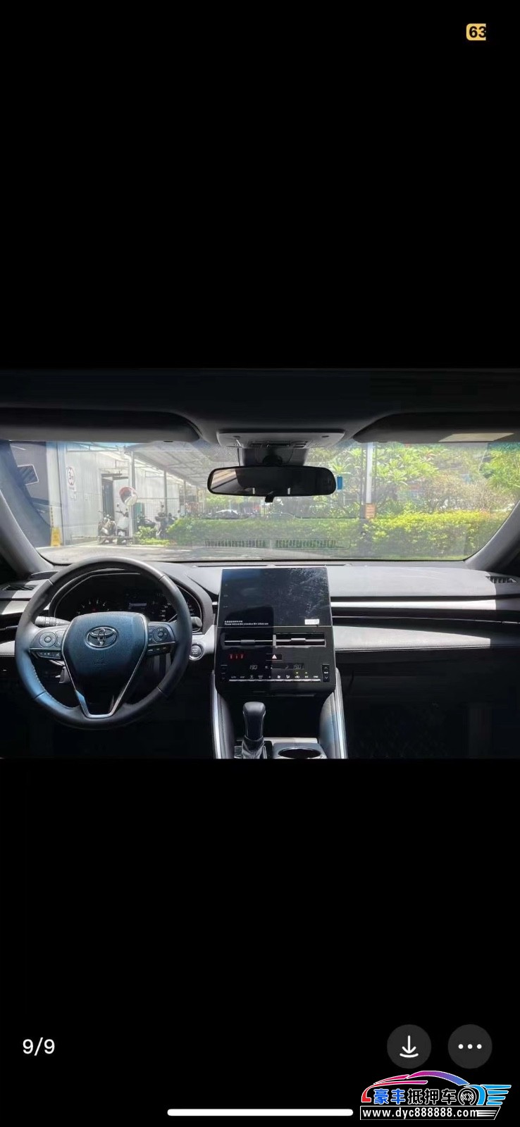 23年丰田亚洲龙轿车抵押车出售