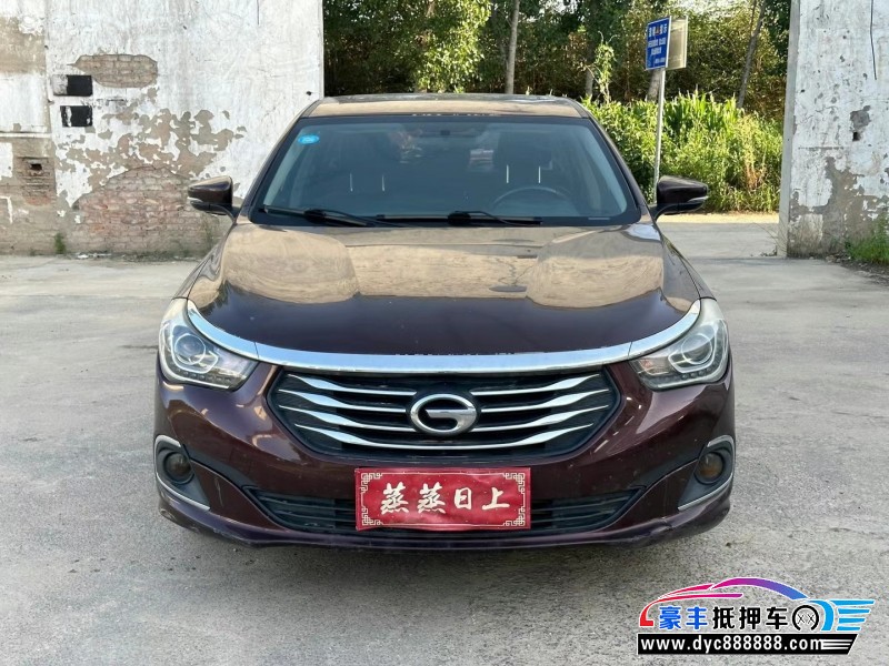 17年传祺GA6轿车抵押车出售